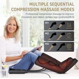 Fit King Air Compression leg massager with heat